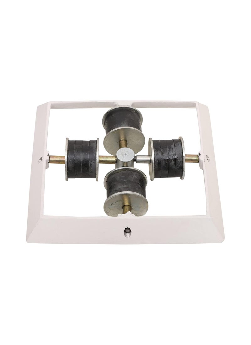 kms LOVELY KMS 9x9 Inch Square Shape 4 Pcs Hopper Magnet Available in Multicolor Pack of 1  - Image 4