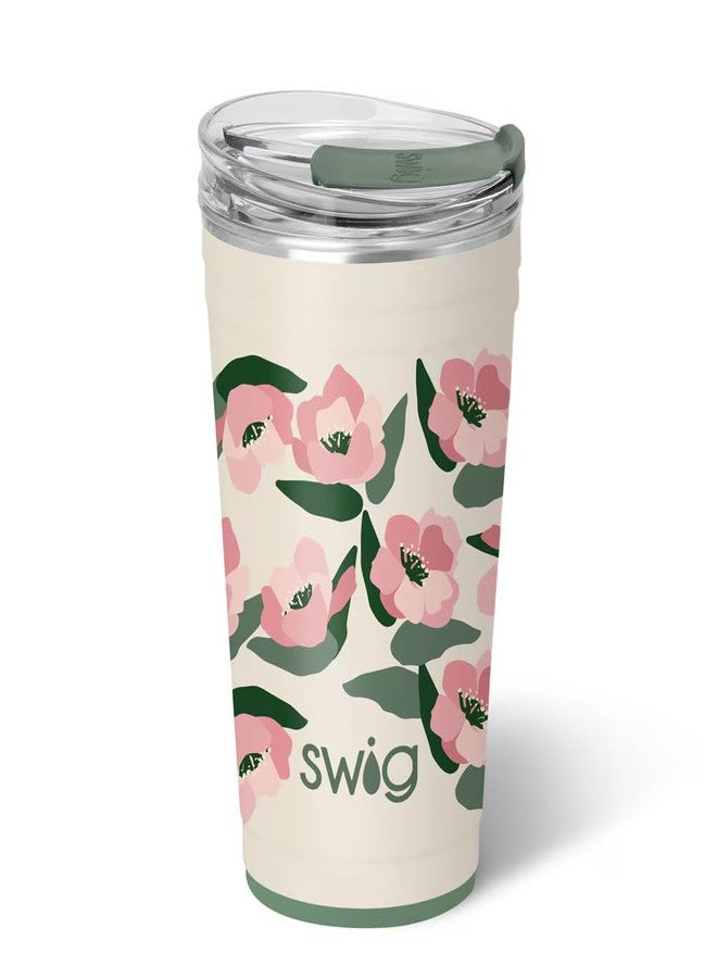 Swig Life 24oz Party Cup, Stackable Insulated Travel Coffee Tumbler with EZ Slider Lid, Cup Holder Friendly Travel, Stainless Steel 24 oz Tumbler, Reusable Mug (Sweet Pea) - Image 1