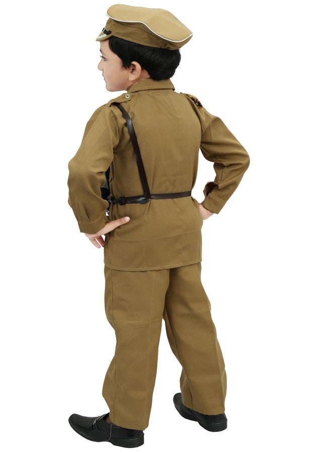 Chandrika Cotton Police Costume dress for Kids (6-7 YEARS) - Image 3