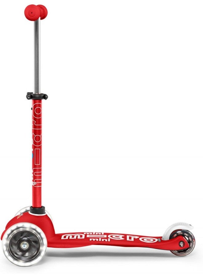 مايكرو ميني مايكرو ديلوكس بعجلات ال اي دي ، احمر - mmd052 - Image 3