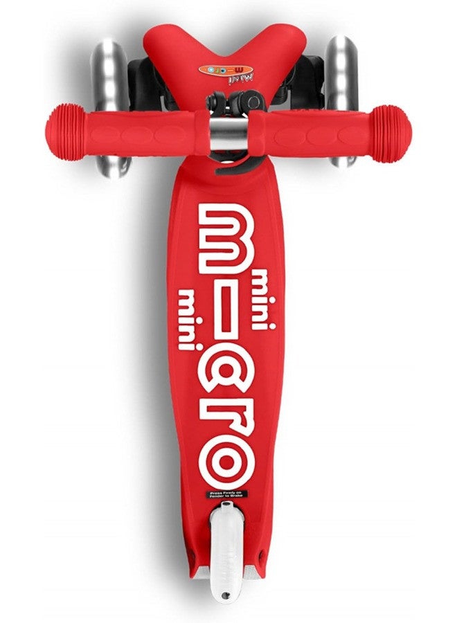 مايكرو ميني مايكرو ديلوكس بعجلات ال اي دي ، احمر - mmd052 - Image 4