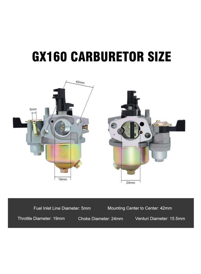 Buckbock Carburetor For Ruixing 5.5HP 6.5HP 168F Water Pump Pressure Washer - Huayi Carburetor for HONDA GX160 5.5 HP GX200 6.5 HP Engine WP30X Water Pump Pressure Washer - Image 5