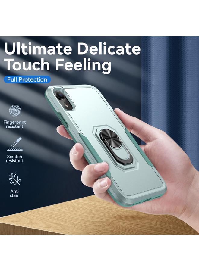 اس-توب جراب لهاتف iPhone XR مزود بمسند حلقي ومتين ومضاد للصدمات - Image 2
