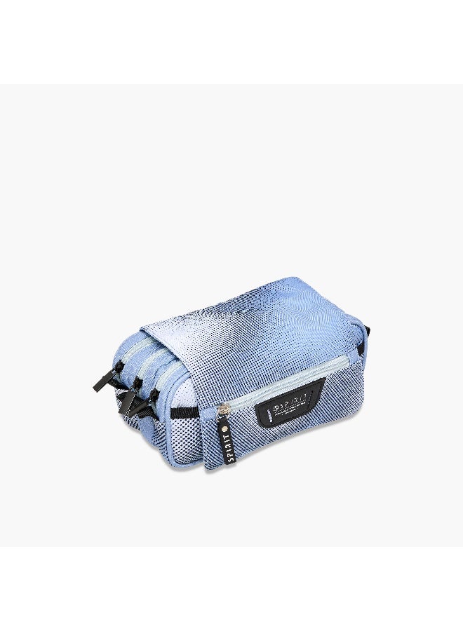 Spirit Blue Printed Pencil Pouch for Kids - Image 2