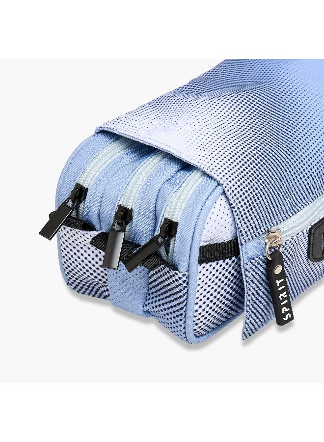 Spirit Blue Printed Pencil Pouch for Kids - Image 3