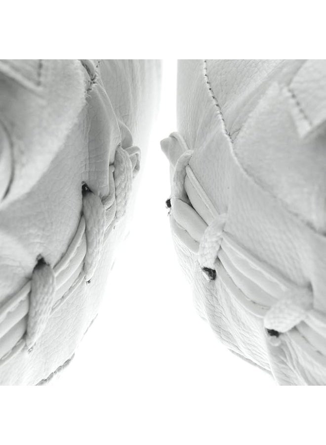 سنابول قفازات سنابول باتل فوردج للتركيز على اللكمات الهوائية | وسادات ملاكمة خفيفة الوزن، قفازات كيك بوكسينغ ومواي تاي، وسادات تدريب من الإسفنج الهوائي المشبع بالجل لفنون القتال المختلطة والسجال، لون أبيض - Image 5