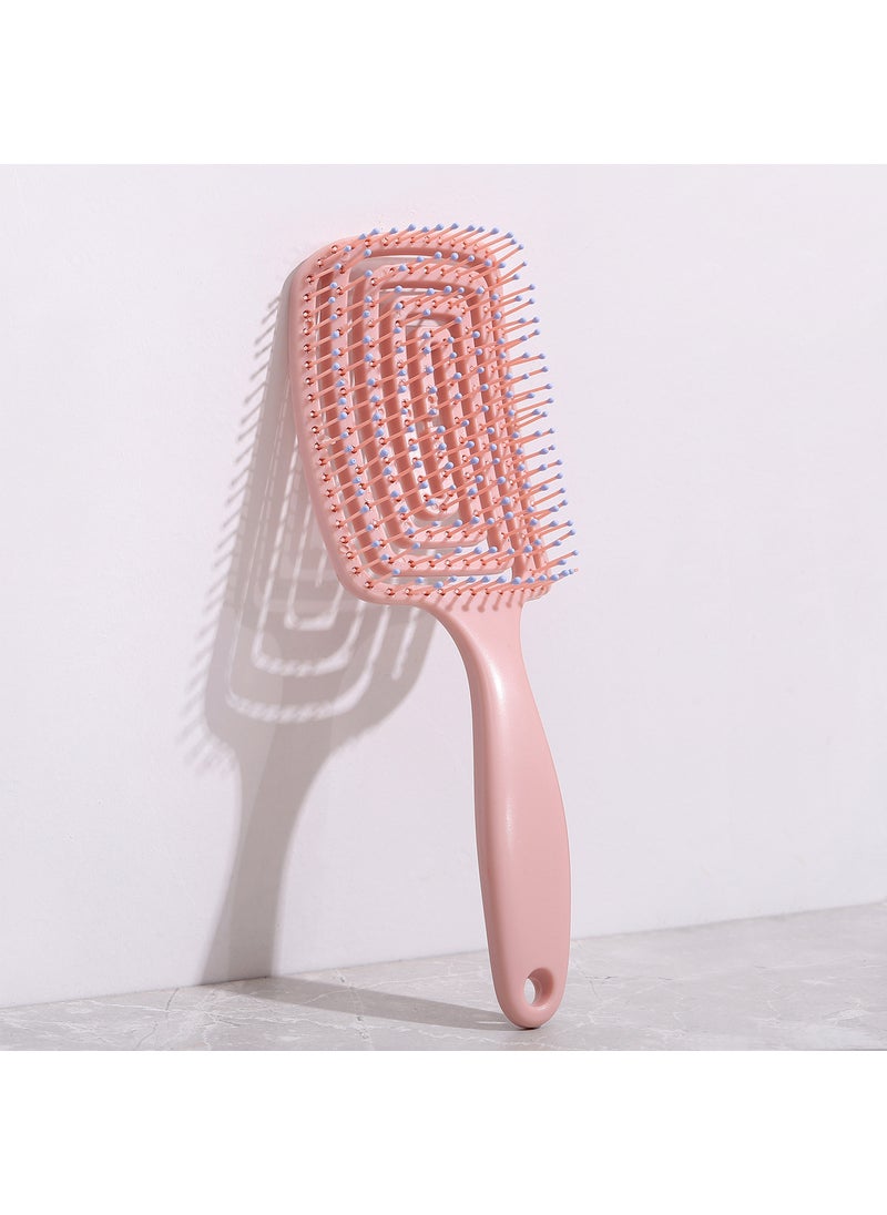 Generic Fluffy Crown Volumizer Comb Massage Pink 