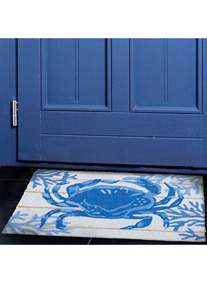 Jellybean - Indigo Crab Accent Rug 20 X 30 Inches - Image 1