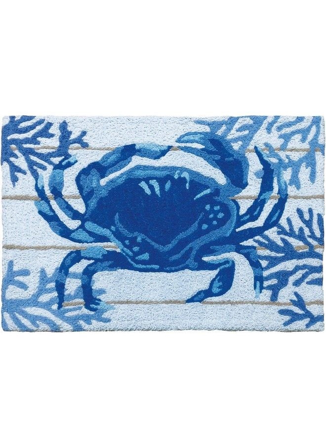Jellybean - Indigo Crab Accent Rug 20 X 30 Inches - Image 1