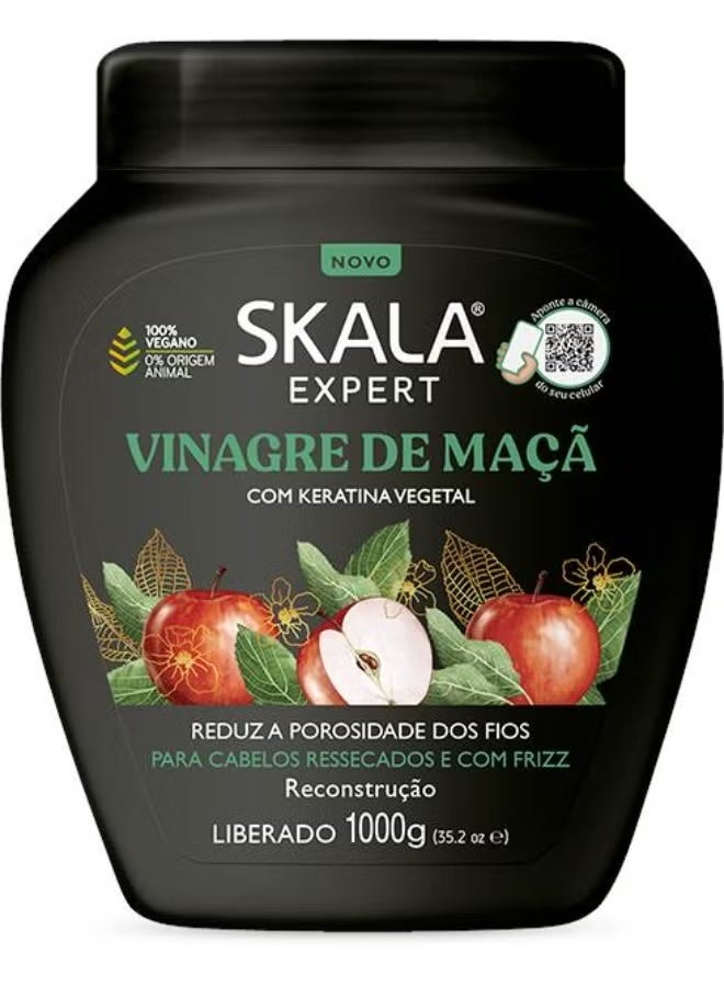 Apple Cider Vinegar Moisturizing Cream for Dry and Frizzy Hair - 1000g