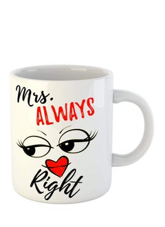 Story Of Candle Ceramic Mug With “Mr Always Right” Design Printed In White  - Image 1