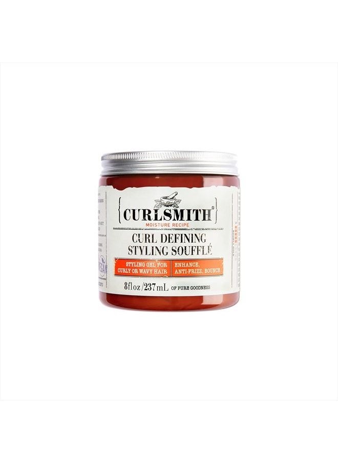 CURLSMITH Curl Defining Styling Soufflé - Vegan Medium Hold Styling Gel for Wavy, Curly and Coily Hair (8oz)  - Image 1