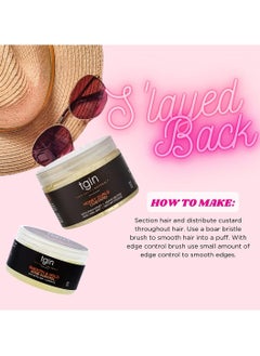 Tgin T-Gen Honey Curls Custard for Natural Hair - Dry Hair - Frizzy Hair - Damaged Hair - 12 oz, Cream 340 g  - Image 3