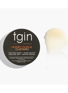 Tgin T-Gen Honey Curls Custard for Natural Hair - Dry Hair - Frizzy Hair - Damaged Hair - 12 oz, Cream 340 g  - Image 4