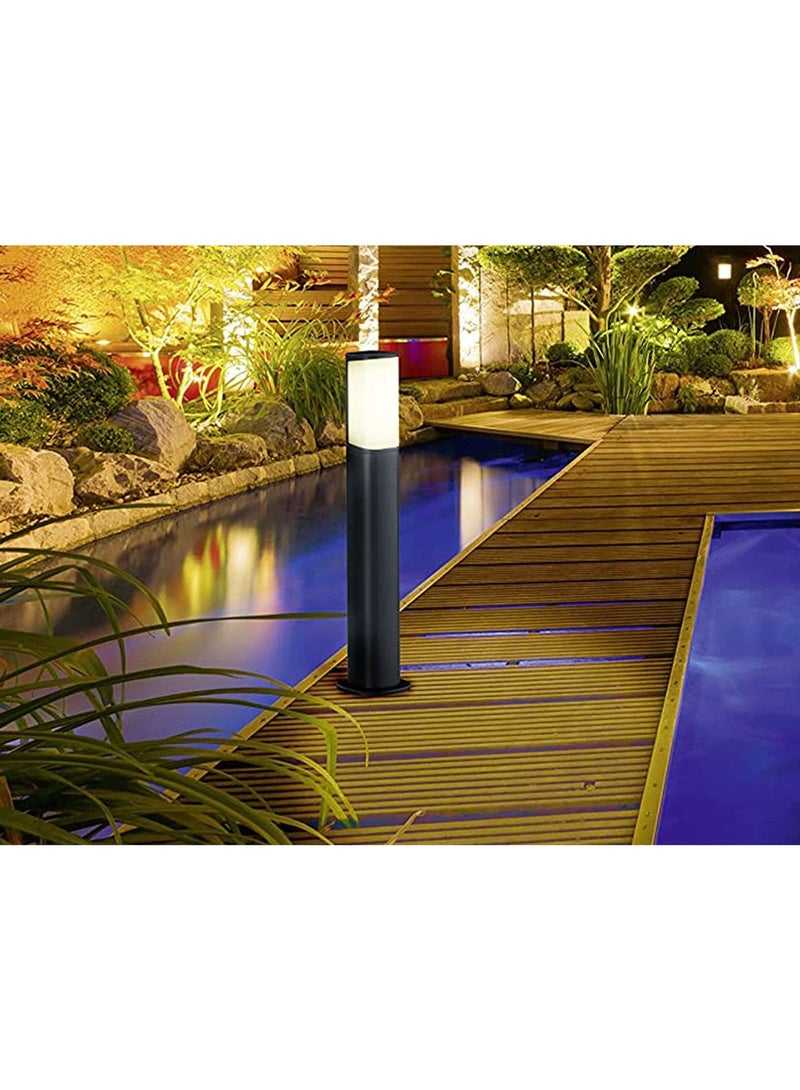 plato led lenz PLATO Bollard Light 18W QY8011 3K – 80CM Outdoor Garden Pathway Light - Image 1