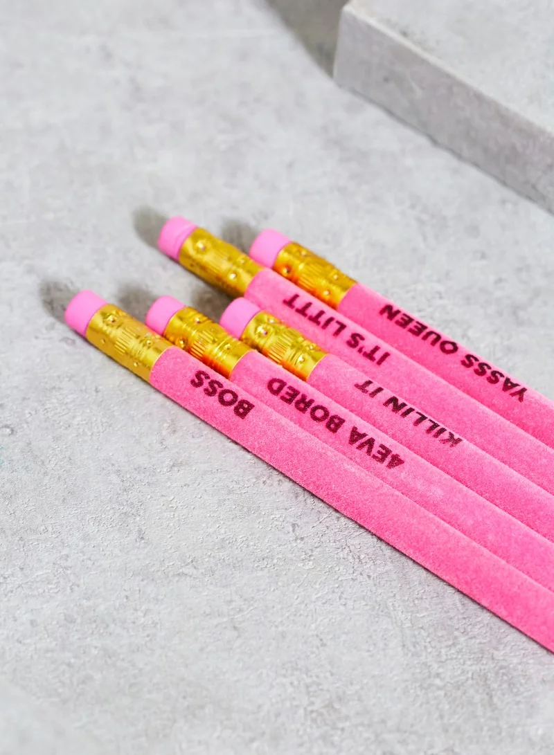 Skinnydip London Flocked Pencil Pack