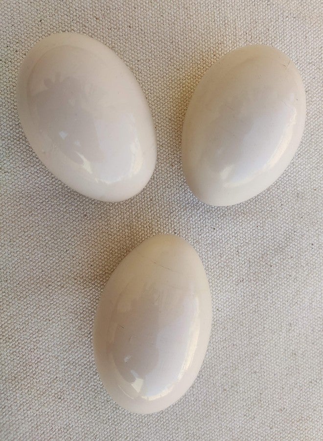 SIMPLE DAYS Simpledays Wooden Eggs Pretend Play Food Kitchen Toys For Kids - Set Of 3 - Image 2
