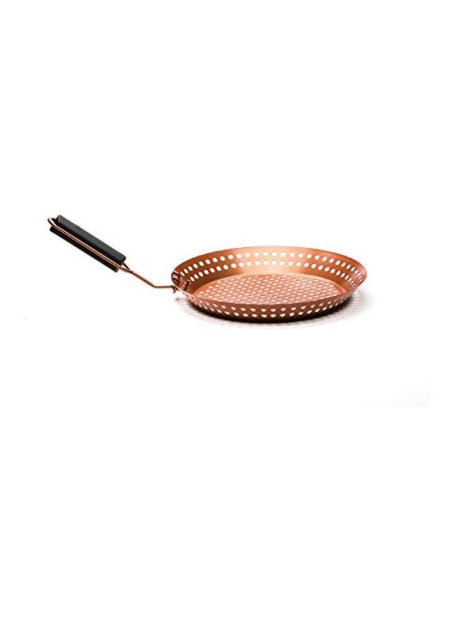 Outset QN77 Grill Skillet with Removable Soft-Grip Handle, Copper Non-Stick - Image 4