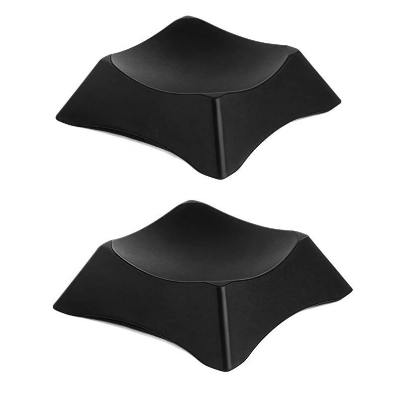 Zhuluck 2Pcs Black Ball Stand Display StandMemorabilia Display and StorageExercise Ball Chair Stand BaseSport Ball Display RackSoccer Ball Display Stand HolderStability Stand for Basketball Football - Image 2