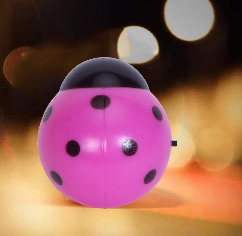 ascension Romantic Energy Saving Creative Lady Bug Shaped Design Night Light Animals Cartoon lamp for Bedroom Home Decor Kids Favourite Birthday Party Return Gifts Assorted - Image 5
