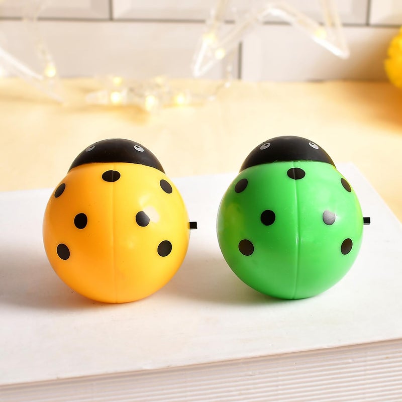 ascension Romantic Energy Saving Creative Lady Bug Shaped Design Night Light Animals Cartoon lamp for Bedroom Home Decor Kids Favourite Birthday Party Return Gifts Assorted - Image 1