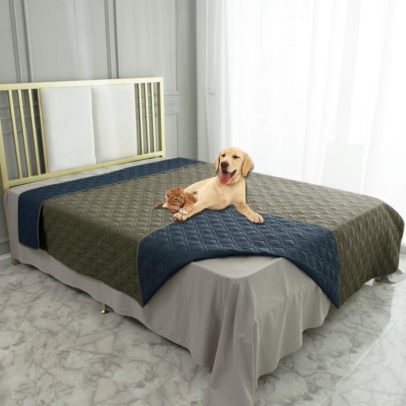 Waterproof Dog Bed Cover Pet Blanket for Furniture Bed Couch Sofa Reversible - Image 1