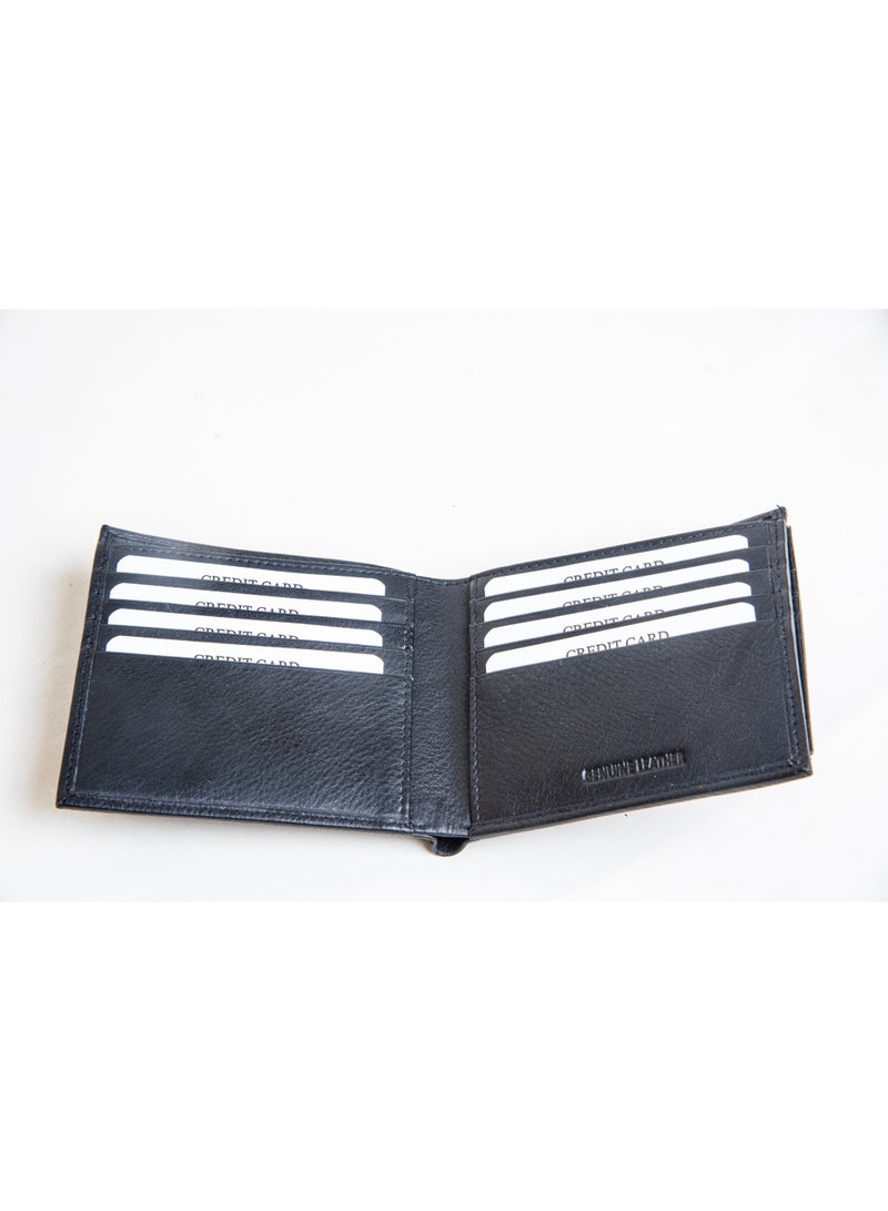 Mont Hawk Men's Genuine Leather Wallet with Removable Card Holder – Premium Bifold Wallet, Slim Leather Wallet, Credit Card Holder, Cash Wallet with Gift Box, Black - Image 2