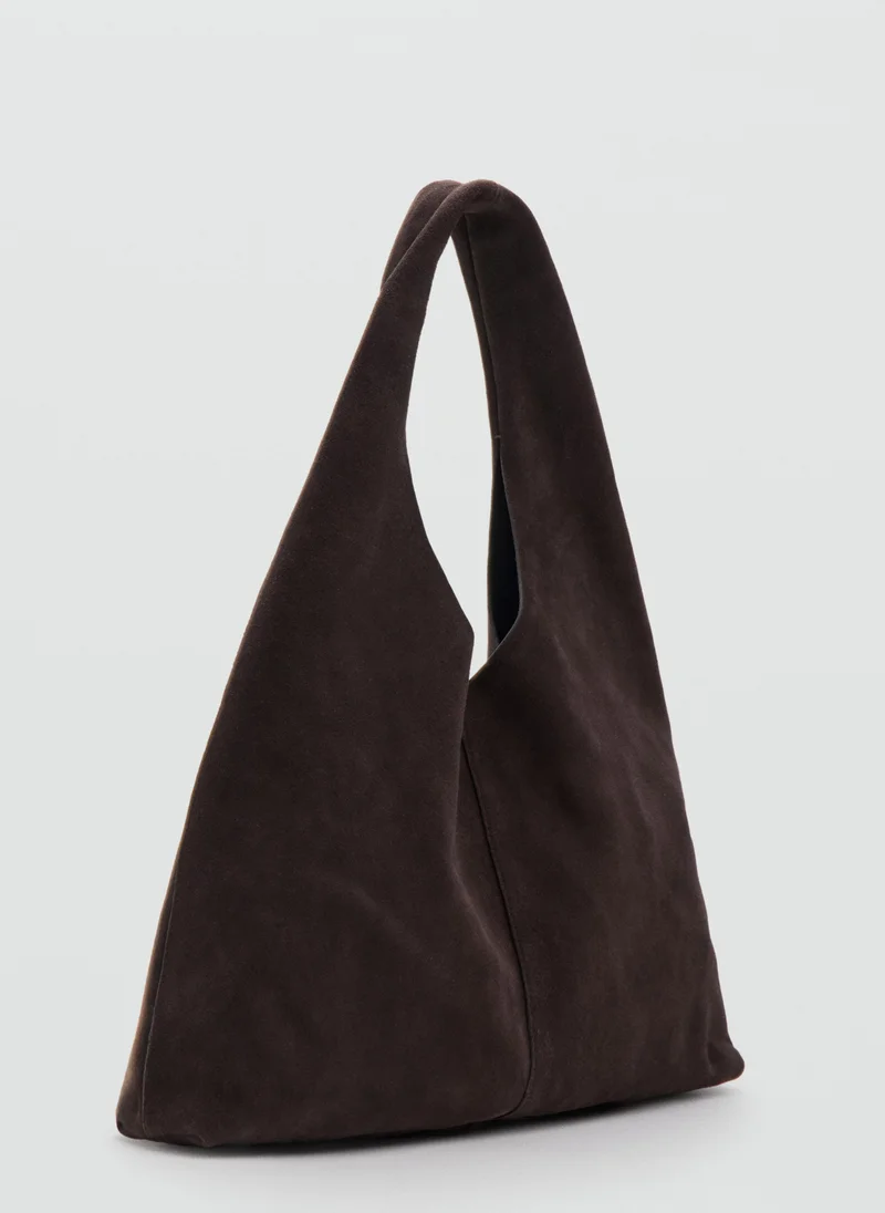 Mango  Suede Shopper Bag for Women | Best Price UAE