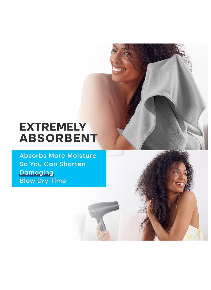 Luxe Beauty Essentials - Luxe Beauty Microfiber Hair Towel Wrap for Women, Absorbent Microfiber Towel for Hair,Hair Drying Towels,Hair Wet Hair Wrap Towels, Perfect Curly Hair Towel for Plopping - Image 1