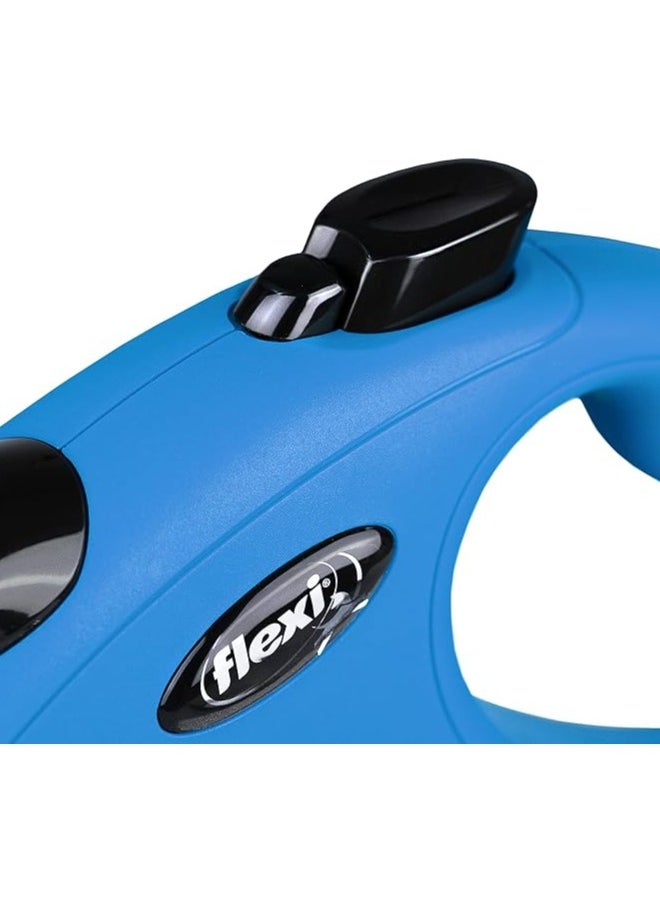 Flexi - Flexi New Classic L Retractable Dog Leash – 8m Tape, Durable & Tangle-Free – Stylish Blue for Large Dogs up to 50kg - Image 1