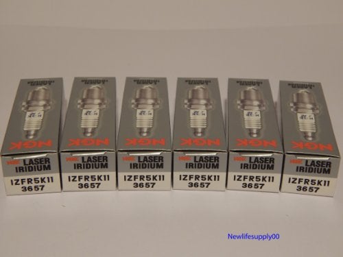 NGK شمعات الإشعال NGK 3657 ليزر إيريديوم IZFR5K11 (عبوة 6) - Image 2