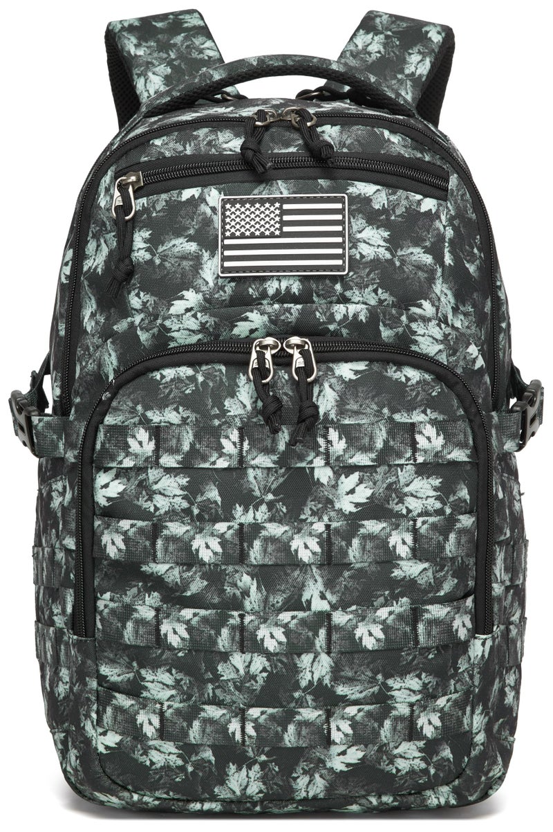 Wotony Military tactical backpack, backpack for men black small tactical assault bag (gray maple, 20 inch) - Image 3
