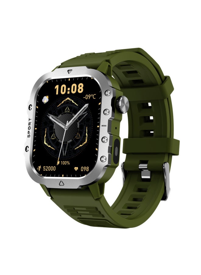Generic - 2025 H11 Smart Watch With Flashlight Ultra Bluetooth Call Message Reminder Sports Watch-Color:Black - Image 1