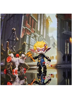 LEAGUE OF LEGENDS Dual Cities Pack W Exclusive Jinx Heimerdinger Vi Caitlyn And Ekko 4 Inch Collectible Figures Accessories Ages 12 And Up  - Image 4