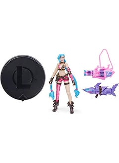 LEAGUE OF LEGENDS Dual Cities Pack W Exclusive Jinx Heimerdinger Vi Caitlyn And Ekko 4 Inch Collectible Figures Accessories Ages 12 And Up  - Image 3