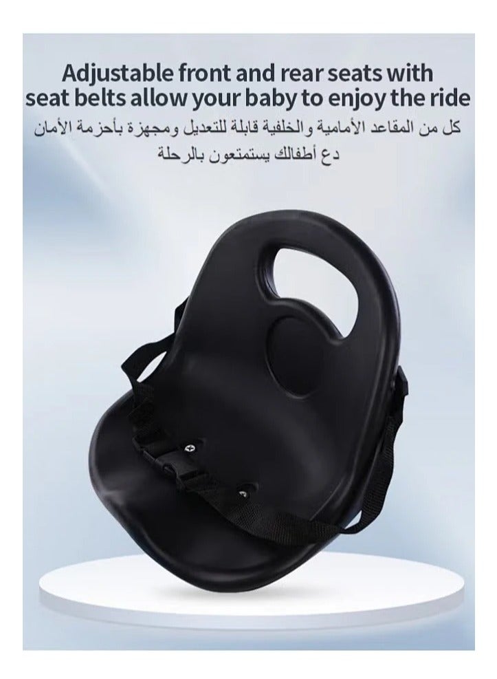 سومكايل دراجة ثلاثية العجلات للأطفال ذات سلة تخزين مزدوجة ومقبض دفع للوالدين لدراجة الأطفال من 2 إلى 5 سنوات صبي إلى بنت - Image 4