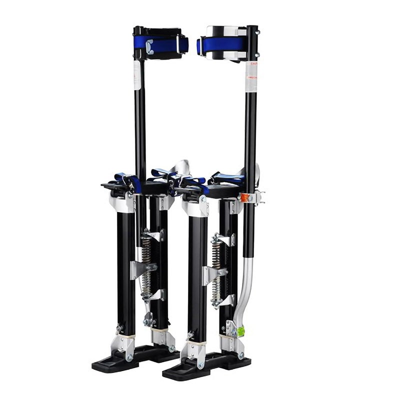 Drywall Stilts 2440 Inch Adjustable Height Stilts for Adults Lightweight Aluminum Paint Stilts with Protective Pads Durable Nonslip Work Stilts for Sheetrock or Painting by Pentagon Tools Black