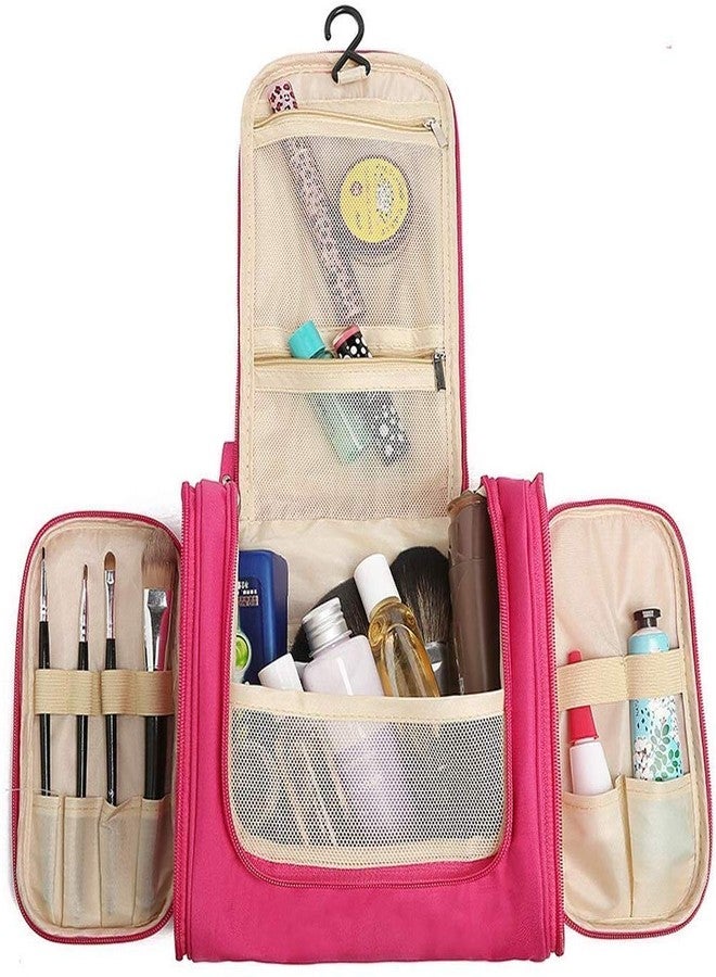 Cyrox Cosmetic Organizer Bag with Hanging Hook for Travel | Makeup Organizer Portable Bag Waterproof Cosmetic/Makeup Bag for Travel | Toiletry Nylon Hanging Bag Case for Unisex - Image 1