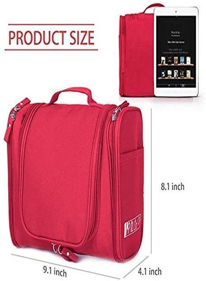 Cyrox Cosmetic Organizer Bag with Hanging Hook for Travel | Makeup Organizer Portable Bag Waterproof Cosmetic/Makeup Bag for Travel | Toiletry Nylon Hanging Bag Case for Unisex - Image 5