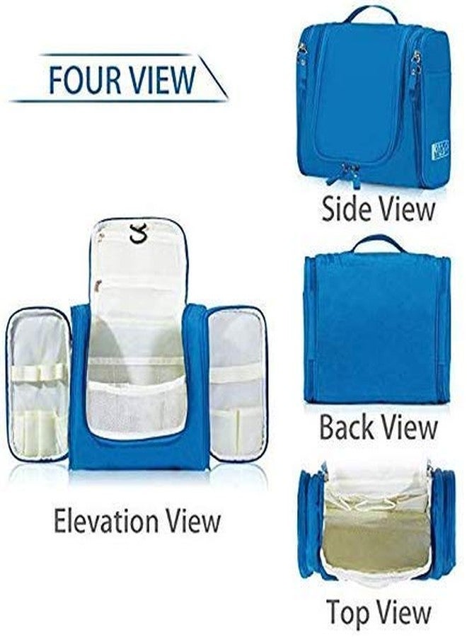 Cyrox Cosmetic Organizer Bag with Hanging Hook for Travel | Makeup Organizer Portable Bag Waterproof Cosmetic/Makeup Bag for Travel | Toiletry Nylon Hanging Bag Case for Unisex - Image 4