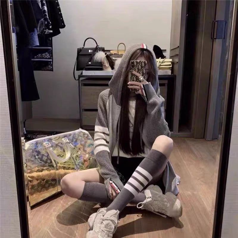 Vacuum Packing Tb Fashionable Socks Jk Calf Socks Over The Knee Japanese Style Ins Sports Sweet Simple Stack Socks - Image 3