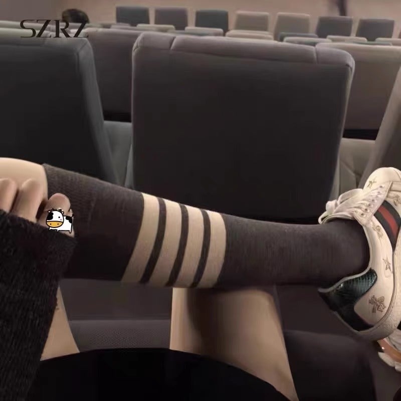 Vacuum Packing Tb Fashionable Socks Jk Calf Socks Over The Knee Japanese Style Ins Sports Sweet Simple Stack Socks - Image 4