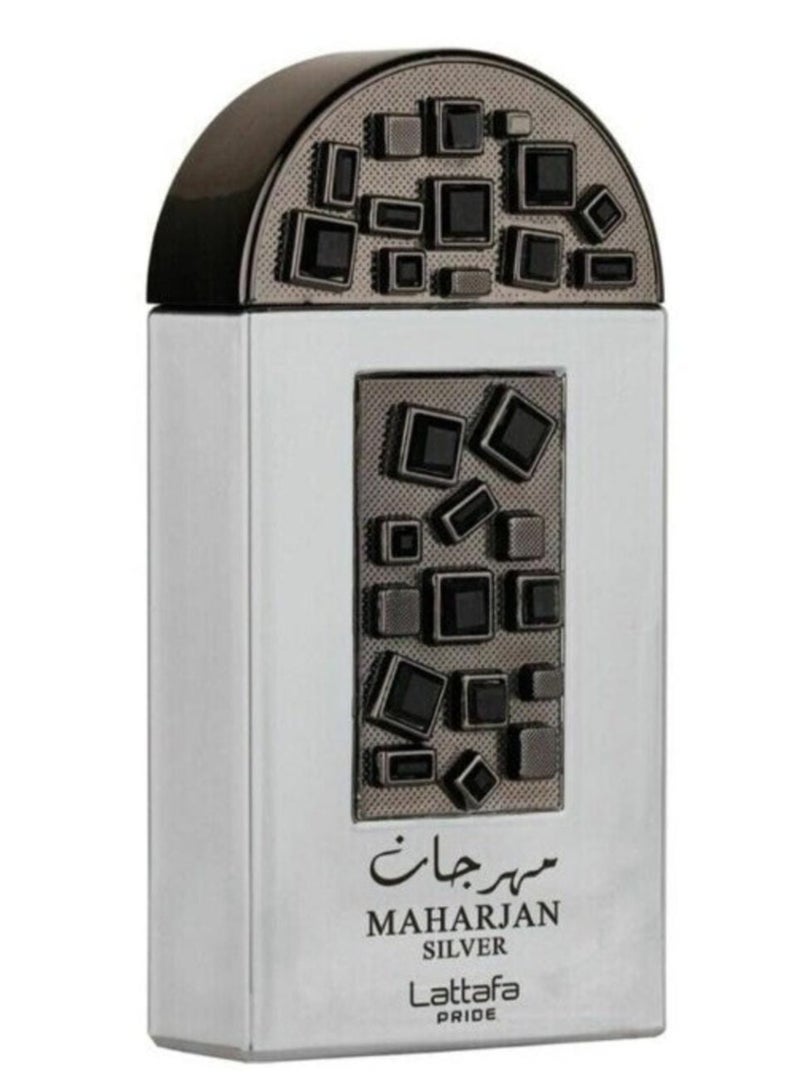 لطافة عطر لطافة برايد ماهارجان سيلفر أو دو برفيوم 100 مل – عطر زهري خشبي مسك للجنسين لجميع المناسبات - Image 2