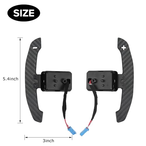 QYMOPAY Carbon Fibre Paddle Extensions for BMW M2 M3 M4 Magnetic Steering Wheel Paddle Shifters for Toyota A90 Supra for MK5 - Image 2