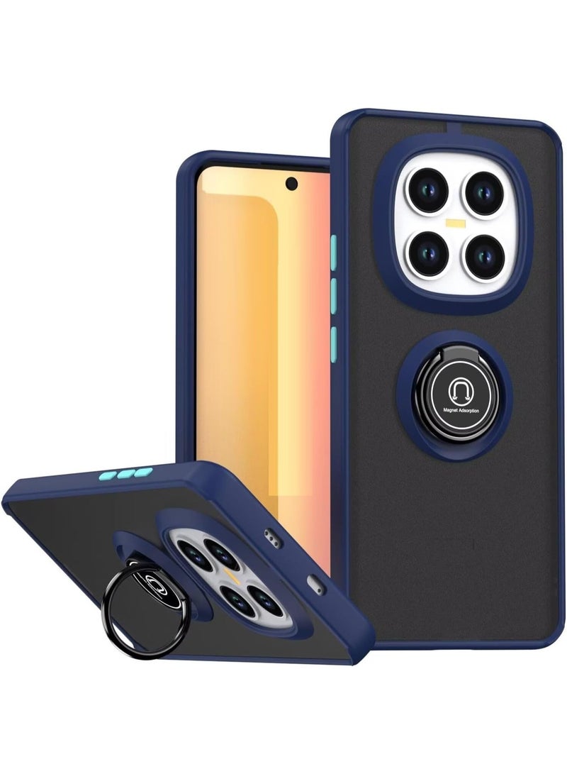 Case For Xiaomi Redmi Note 15 Pro Plus 5G / Poco M8 Pro Version Rotational Metal Ring Grip Kickstand Cover Magnetic Car Mount Holder Case Shockproof TPU Bumper for Redmi Note 15 Pro Plus - Image 1