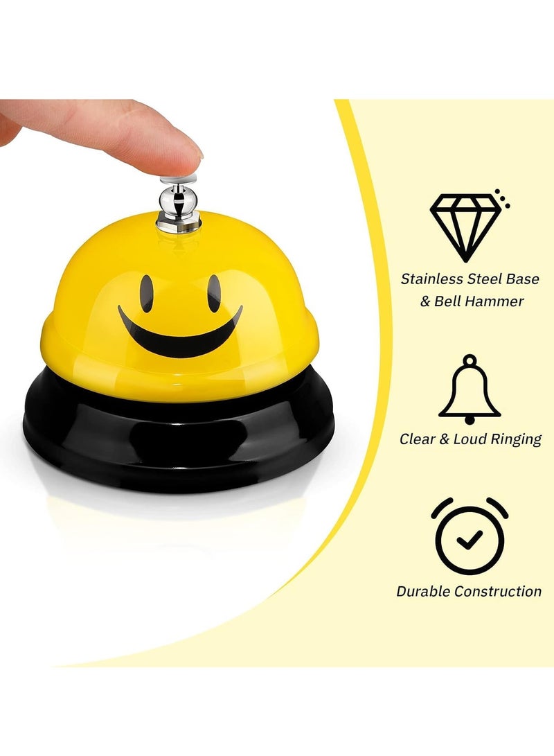 MIXDE 3 Pieces Call Bells with Metal Anti-Rust Construction,Front Desk Bell for Hotel, Restaurant, Office, Schools - Image 5