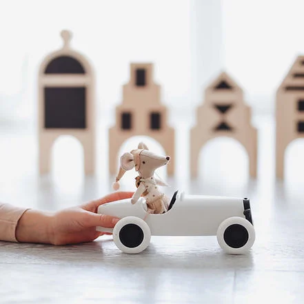 Ooh Noo White Eco-friendly Racing Car - White, Ooh Noo  | Best Price UAE