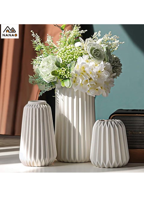 3-PCS Art Ceramic Vase Set