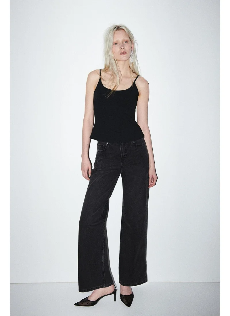 اتش اند ام Wide High Jeans