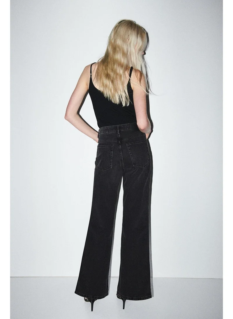 اتش اند ام Wide High Jeans